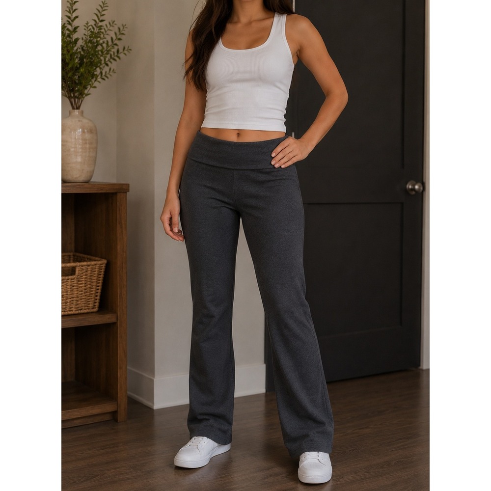 Blissful Benefits by Warners Seamless Leggings  Gray Heather Women's 2X 3X